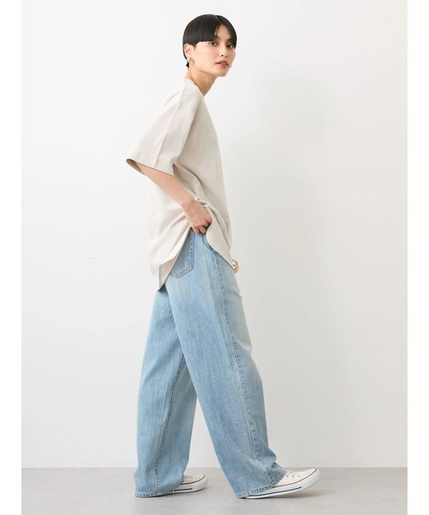 AMERICAN HOLIC ダメージデニムパンツ Light Indigo