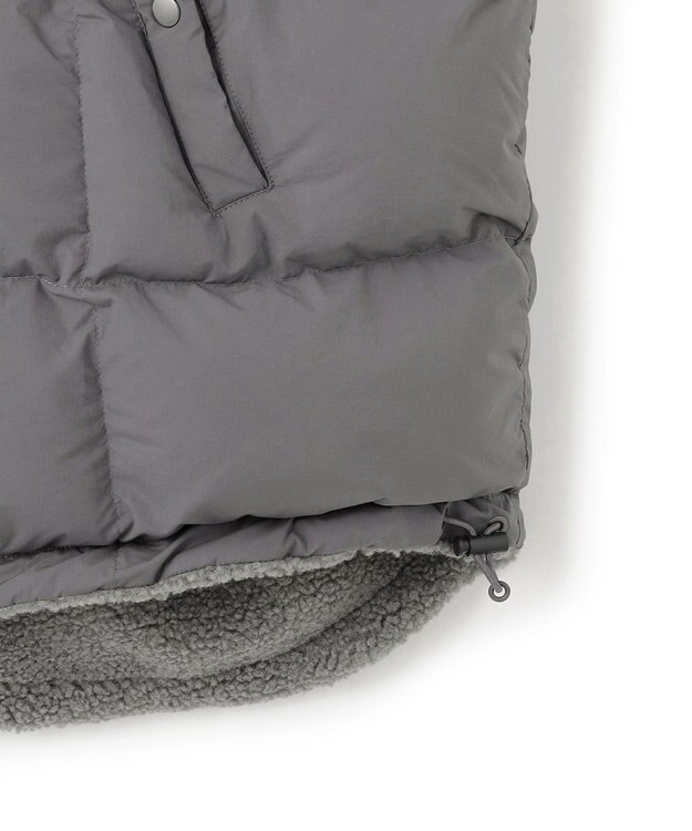 UNFILO MENS ウォーム ライトムーブ リバーシブルベスト [24年秋冬商品] グレー