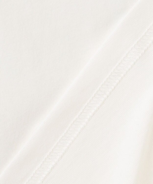 ANY KIDS キャミソール付き 長袖Tシャツ ラベンダー×オフホワイト