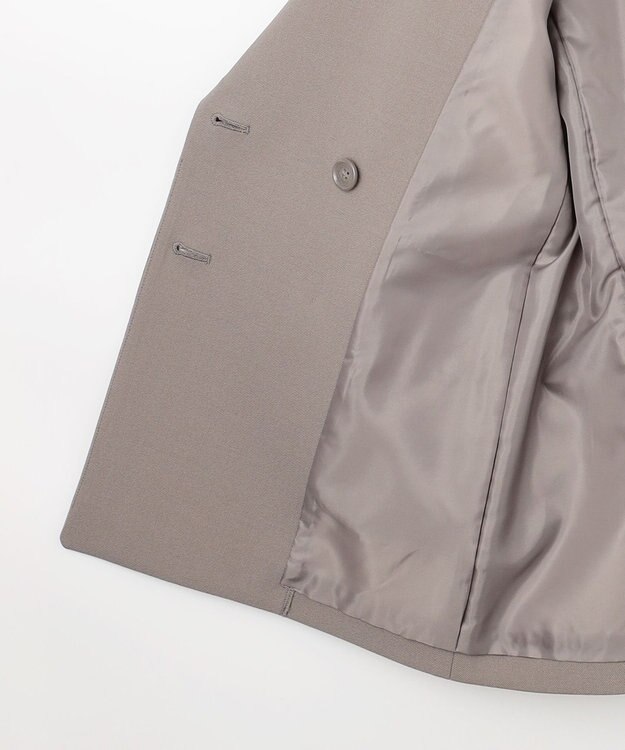 ANY SIS ビューティサーモ2WAYストレッチ テーラードジャケット グレージュ