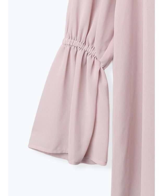 Te chichi ボウタイチュニックフリルブラウス《2025Autumn catalog vol.2 item》 ピンク