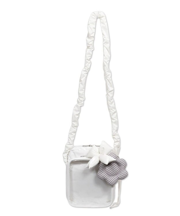 WEGO 【痛バ＆推し活グッズ】きらふわパフィ痛ショルダー ホワイト