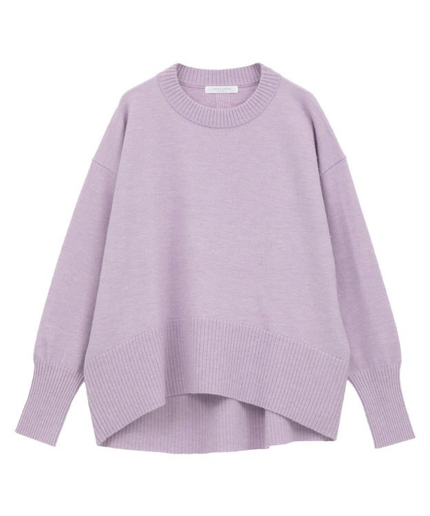 Green Parks ふわもっちニットプルオーバー Purple