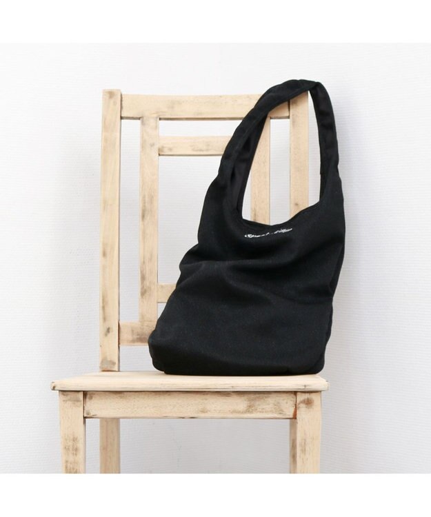 UNBILLION カシュカシュ cachecache / ラメワンポイント刺繍トート ブラック