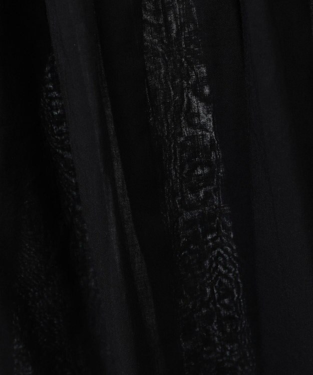 AMERICAN HOLIC バンドカラーピンタックブラウス Black