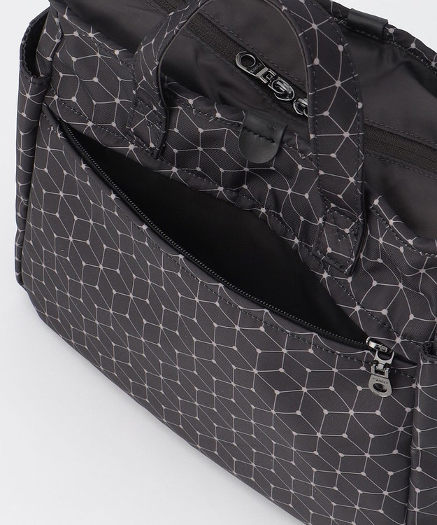 Y'SACCS キュービック×ポイントドット　2WAYトート＆ショルダー　Sサイズ ブラック