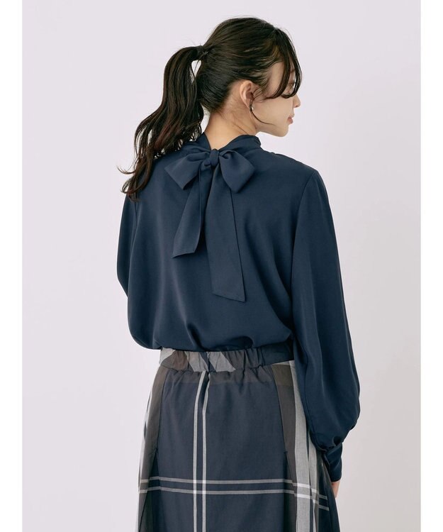 earth music&ecology ２ＷＡＹボウタイブラウス Ivory