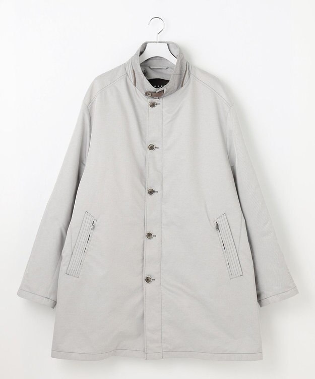 JOSEPH ABBOUD 【キングサイズ・2WAY/撥水/ダウンライナー】インターレースカルゼ コート ライトグレー系