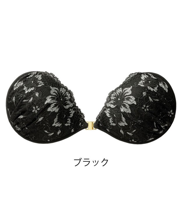 BRADELIS New York 【NuBra / ボリュームアップ】パテッドヌーブラ ソフィア  デザインヌーブラ ブラック
