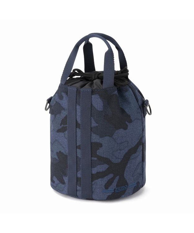 ZERO HALLIBURTON 巾着 ショルダーバッグ ZHG-B1 LIMITED カートショルダー 82913 ゴルフ ネイビーカモ