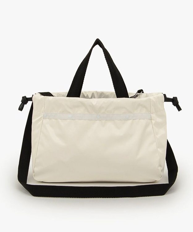 LeSportsac E/W CITY DRAWSTRING BAG??? /アップタウンパールシャイン/ブラック アップタウンパールシャイン/ブラック
