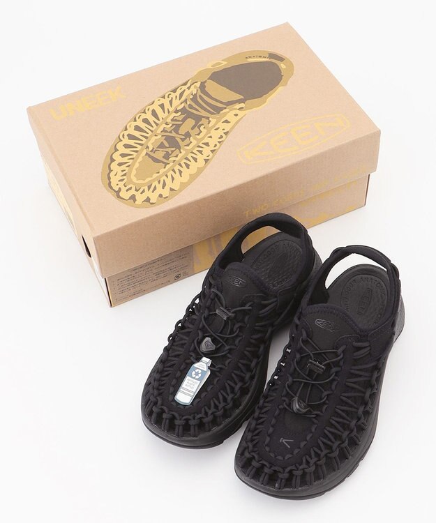 JOSEPH ABBOUD MOUNTAIN 【2本の紐と1枚のソールから作られた次世代のスニーカー・WOMEN】UNEEK ASTORIA ブラック系