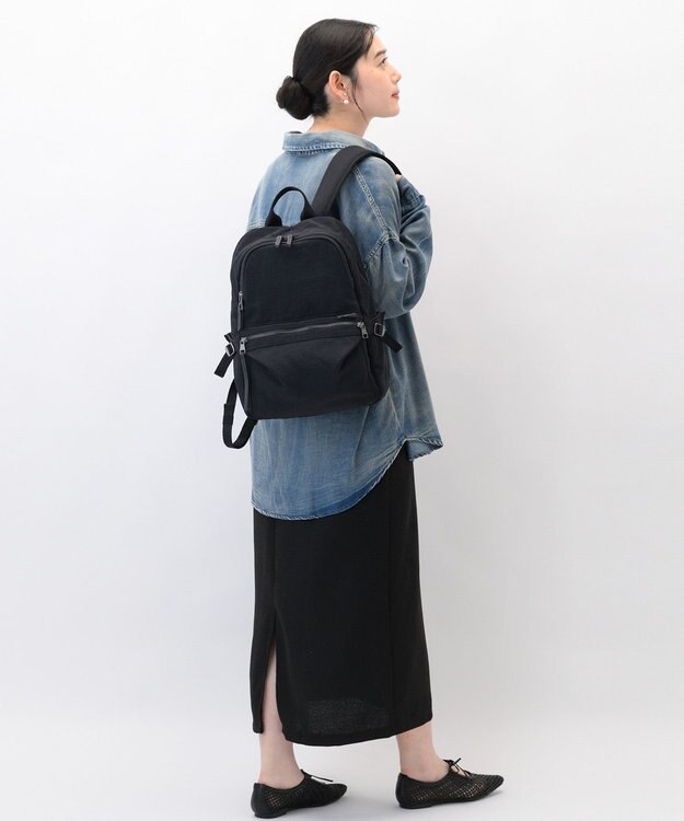 ACE BAGS & LUGGAGE W&.Day/Night キルッコ リュックサック A4サイズ 13.3インチPC収納 19144 ダブルアンドデイナイト ブラック