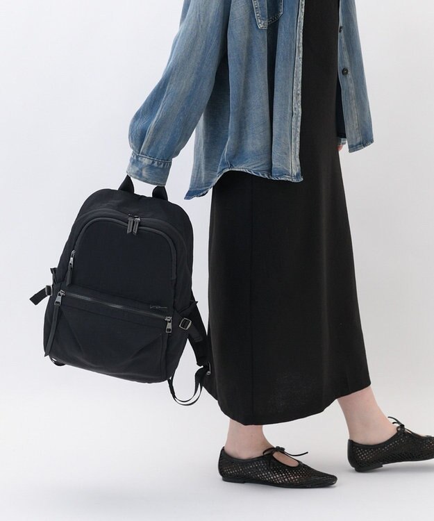 ACE BAGS & LUGGAGE W&.Day/Night キルッコ リュックサック A4サイズ 13.3インチPC収納 19144 ダブルアンドデイナイト ブラック