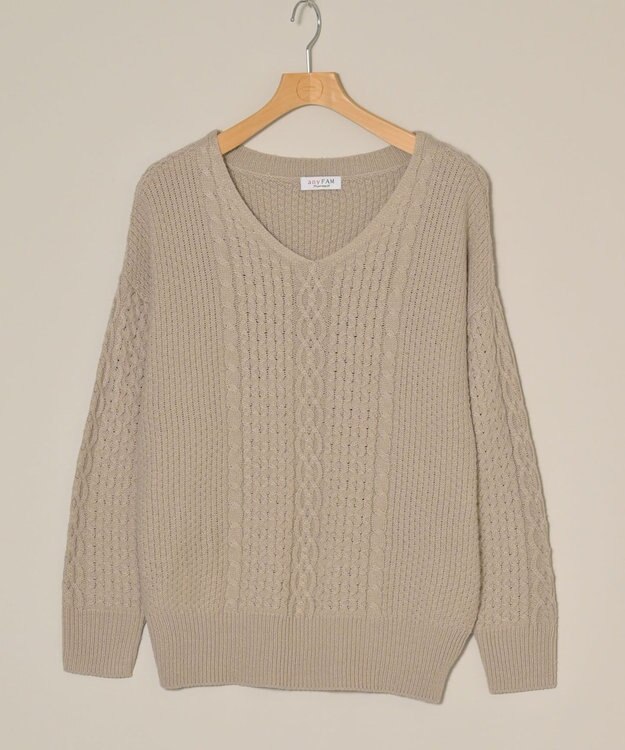 ONWARD Reuse Park 【any FAM】ニット秋冬 ベージュ