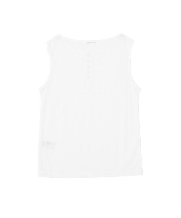 AMERICAN HOLIC 【2点セット】シアーリブヘンリーネックニット＋タンクトップ Light Gray