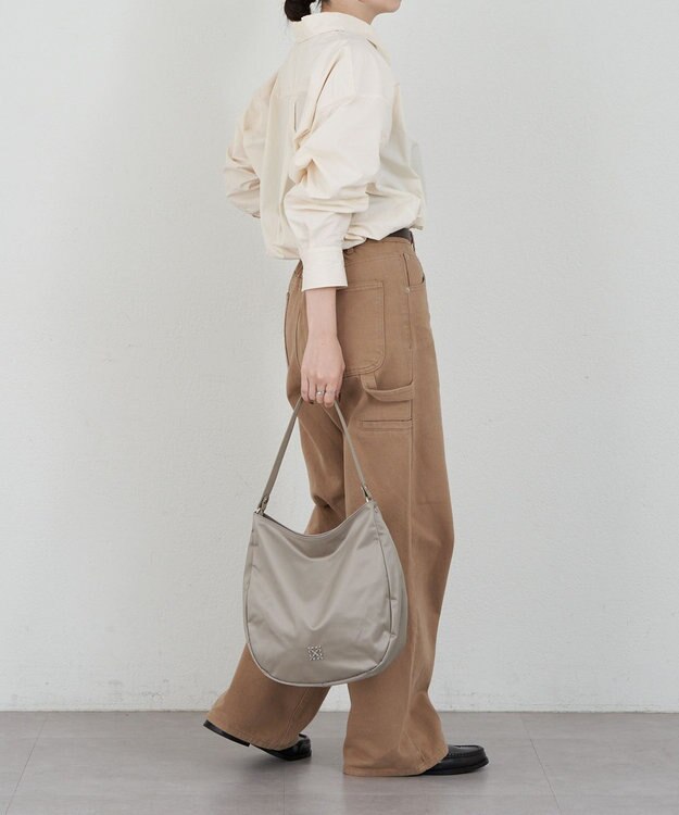 russet クラウズナイロン 縦長2WAYショルダーバッグ(CE-1623) Gray