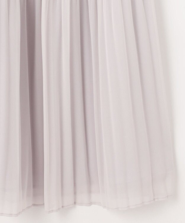 ANY SIS S 【洗える】フェミニンプリーツ ワンピース ライトグレー