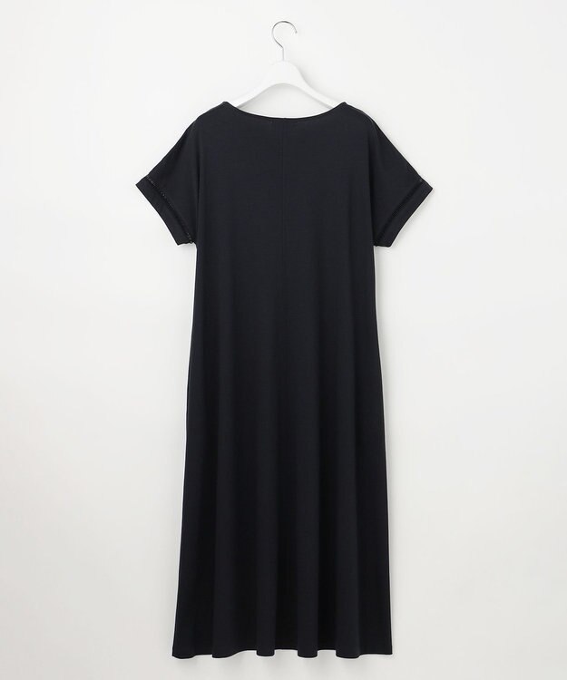 J.PRESS LADIES L コットンスムース ワンピース ネイビー系