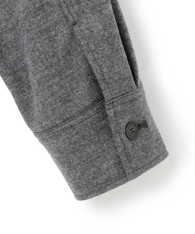 23区 【滝沢眞規子さん着用/VERY掲載/洗える】ウールミルドジャージー シャツ グレー系