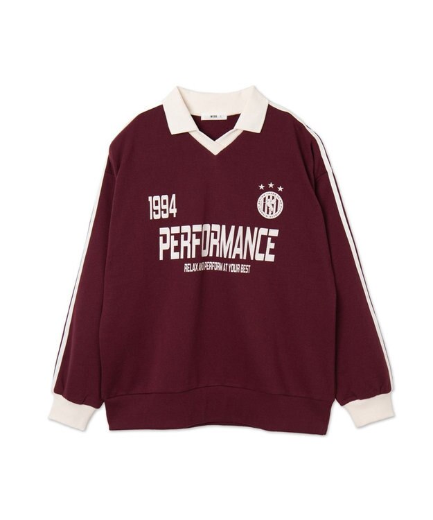 WEGO ゲームグラフィックビッグスウェット ワイン