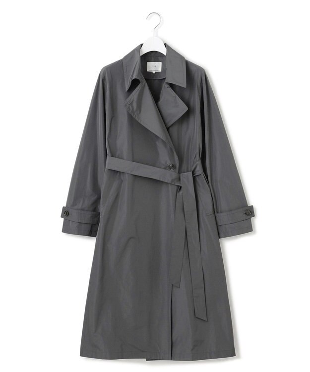 23区 【VERY3月号掲載/撥水加工/洗える】LIMONTA ハイカウントメモリータフタ コート グレー系