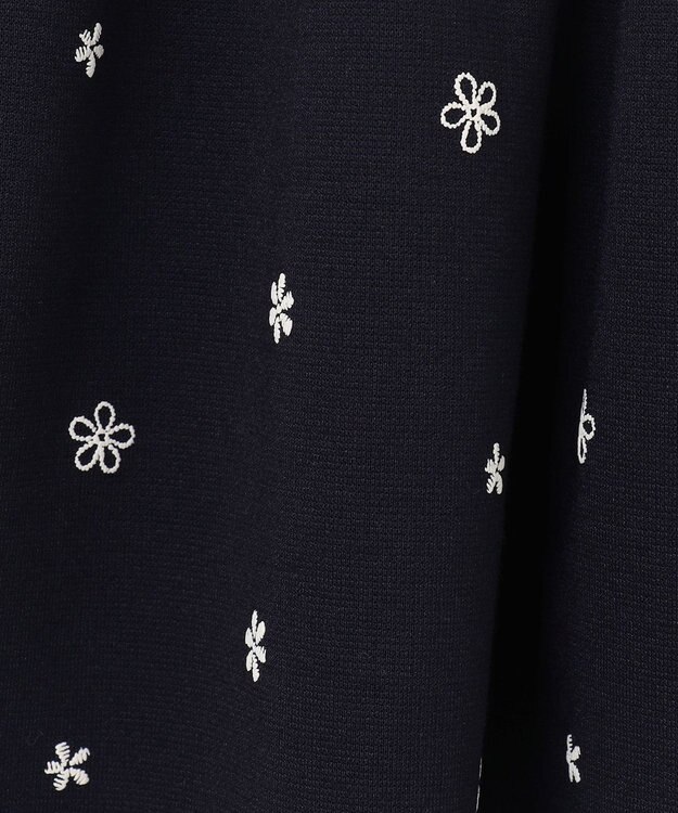 ANY KIDS 襟付き 長袖 ワンピース ネイビー