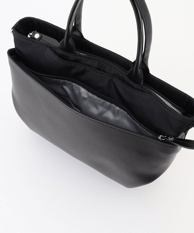 Y'SACCS シルキーリュクス2WAYトートバッグ ブラック