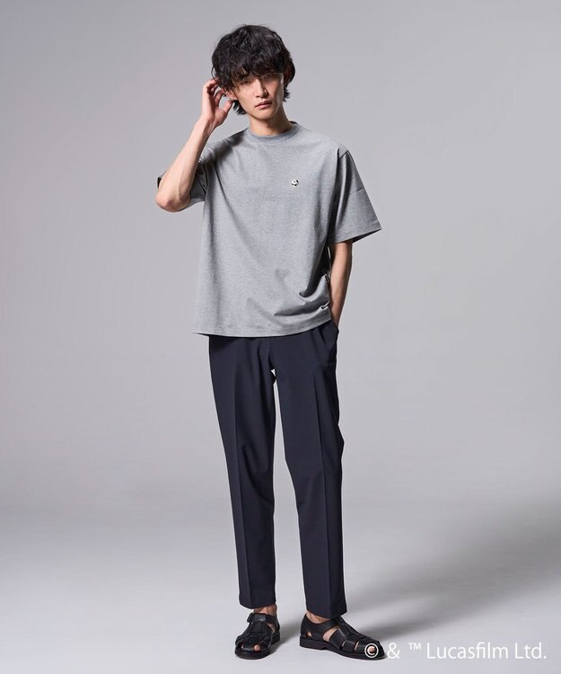 JOSEPH HOMME 【WEB限定】【スター・ウォーズ 】 JOSEPH HOMME スター・ウォーズ / リラックスフォルム クルーネックワッペンＴシャツ ライトグレー系