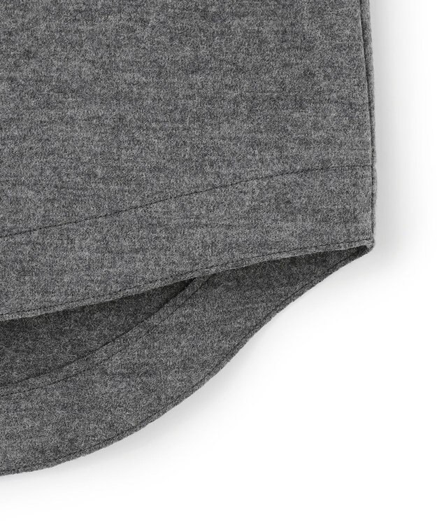 23区 【滝沢眞規子さん着用/VERY掲載/洗える】ウールミルドジャージー シャツ グレー系