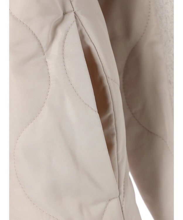 CRAFT STANDARD BOUTIQUE キルティング切替フードコート Beige