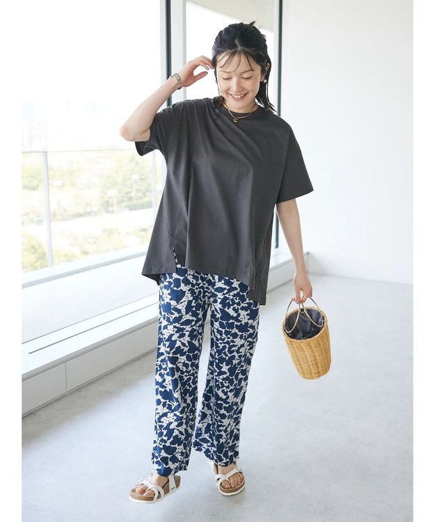 CRAFT STANDARD BOUTIQUE UVカット / バックテールプルオーバー Charcoal Gray