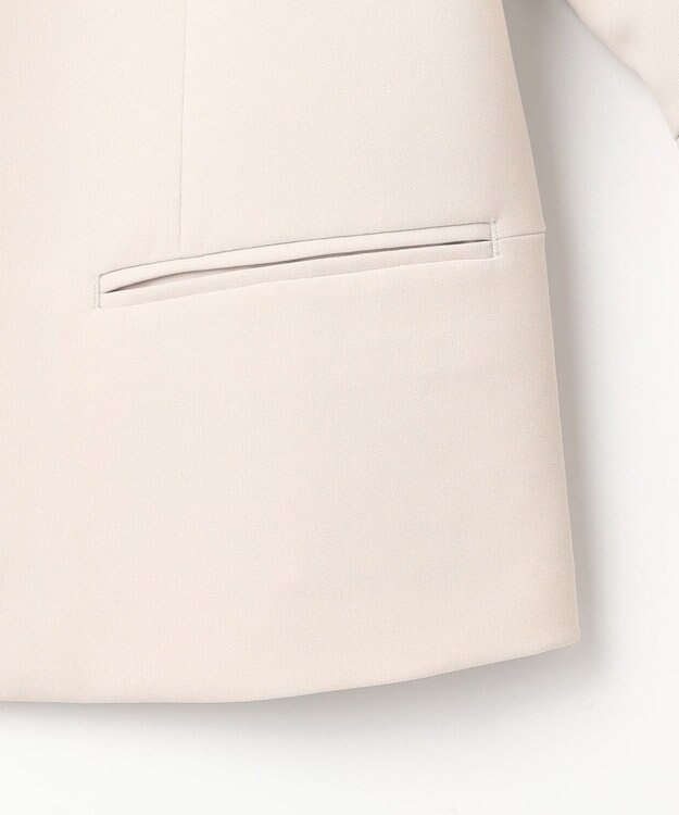 組曲 S 【KUMIKYOKU NAVY】コンフォータブルドレープ フレアスリーブジャケット サンドベージュ系