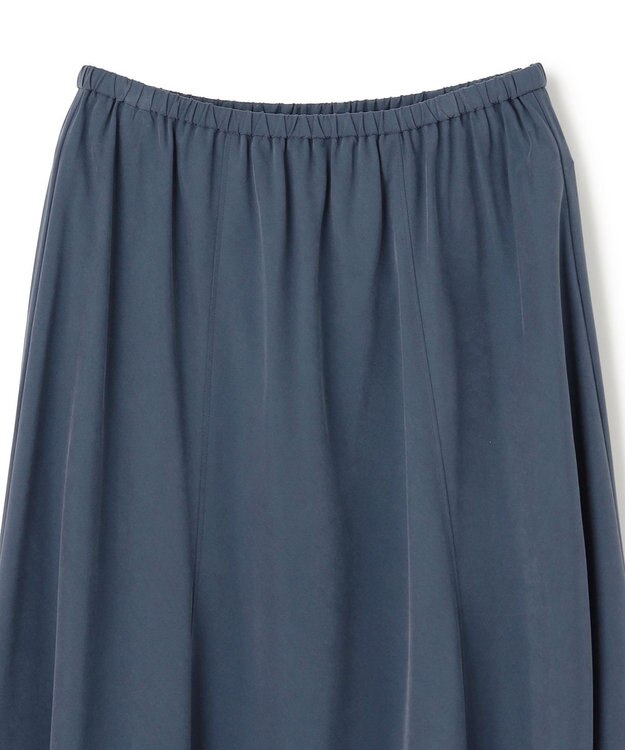 UNFILO L フィブリル ロングスカート ディープブルー