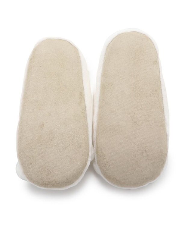 Mother garden しろたん スリッパ 23～25cm  2たんしろたんルームシューズ -