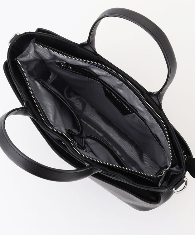 Y'SACCS シルキーリュクス2WAYトートバッグ ブラック