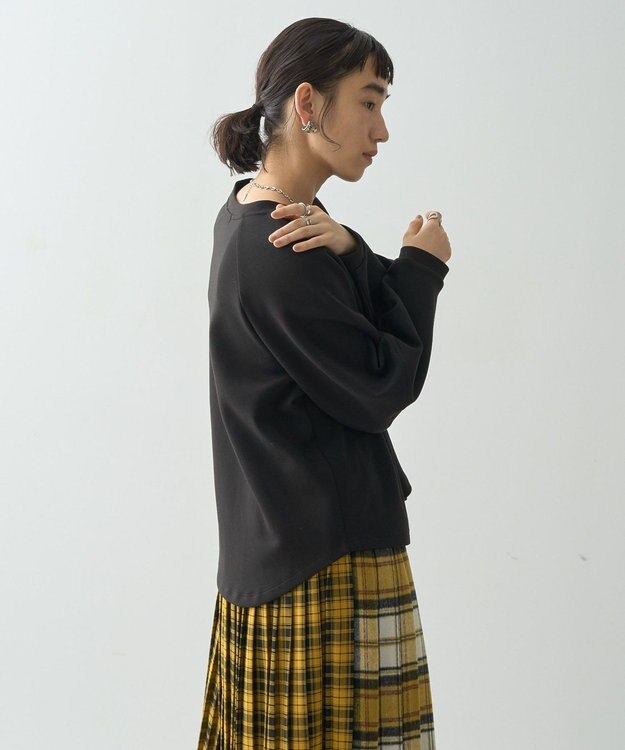 AMERICAN HOLIC 袖ボリュームポンチプルオーバー Black