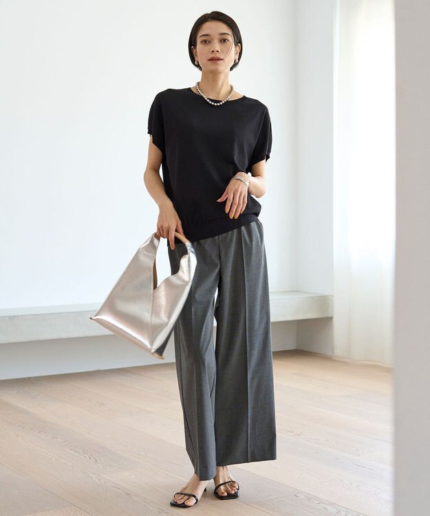 UNFILO スゴ機能 コンパクトニットT ブラック