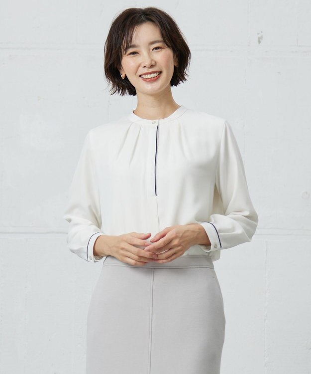 J.PRESS LADIES シュノワデシン カットソー アイボリー系