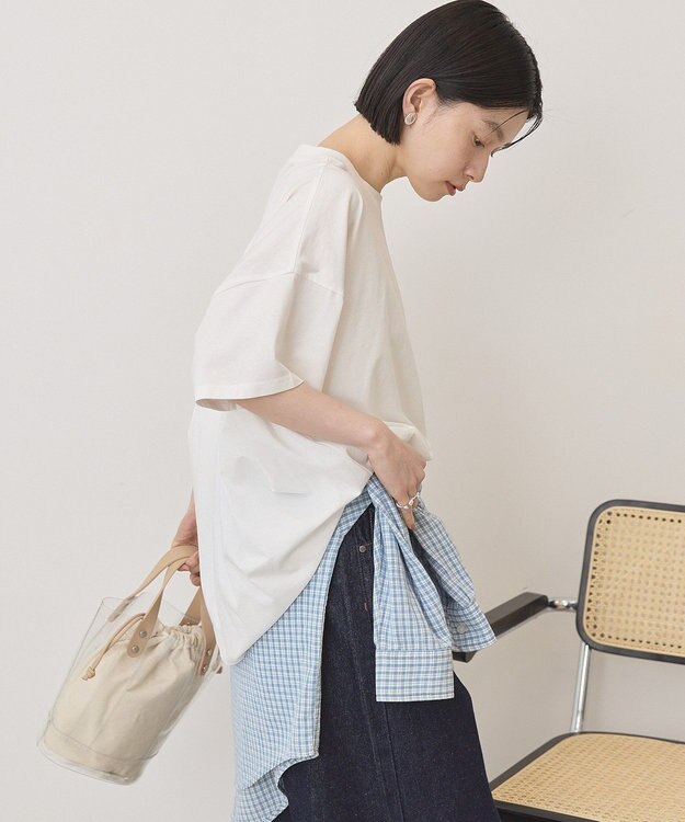 AMERICAN HOLIC バックギャザーコクーンカットプルオーバー Off White