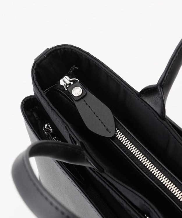 Y'SACCS シルキーリュクス2WAYトートバッグ ブラック