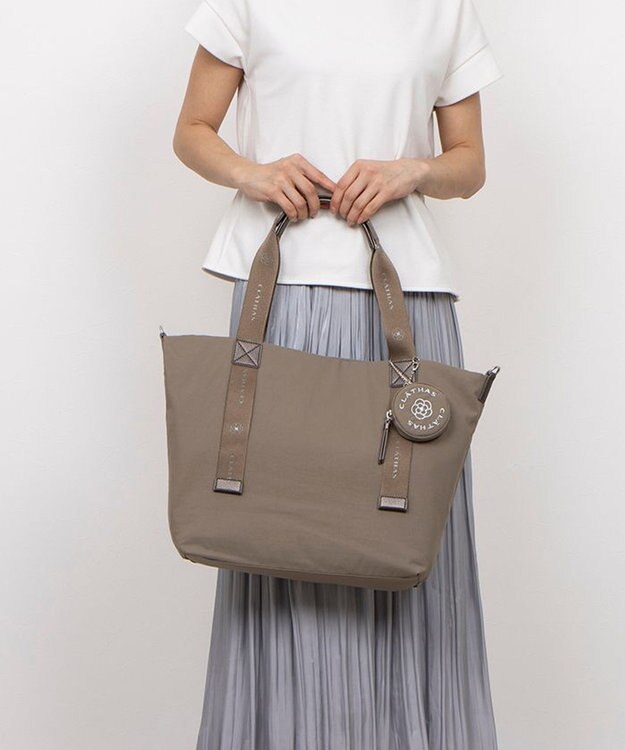 CLATHAS レザン 2wayトートバッグ グレージュ