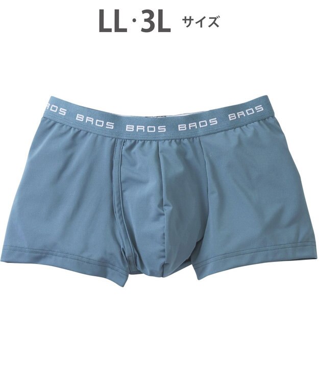 WACOAL MEN ボクサーパンツ　立体フロントで快適キープ。　吸汗速乾　フロント快適設計　前開き　/ブロス　GT3110 ターコイズ