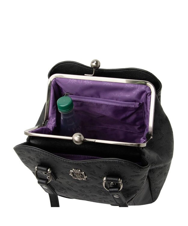 ANNA SUI ノーブル 2way口金ハンドバッグ クロ