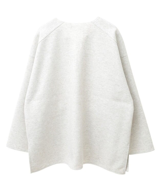 Green Parks 圧縮ポンチキーネックプルオーバー Ivory