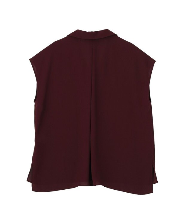 YECCA VECCA 2wayスカーフ付きブラウス Burgundy
