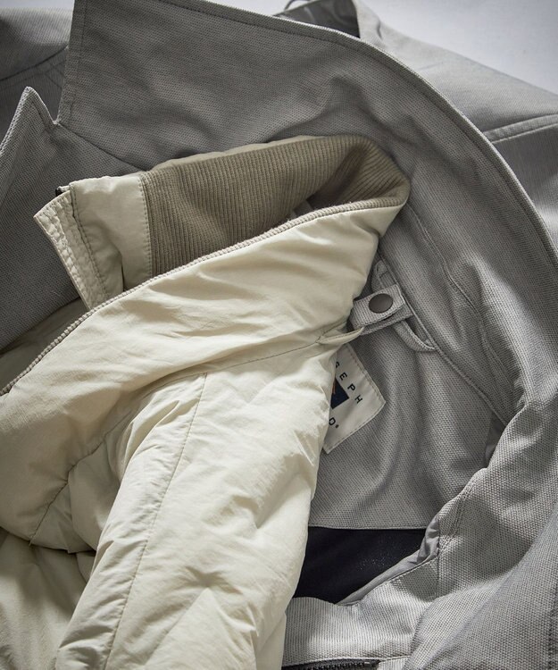 JOSEPH ABBOUD 【ダウンライナー付き】3WAY ダブルストレッチダウンコート アイボリー系