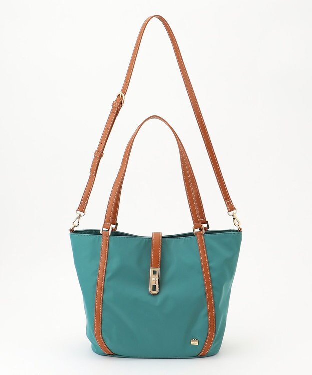 LA BAGAGERIE ひねり金具付きエレガンストート　Mサイズ グリーン