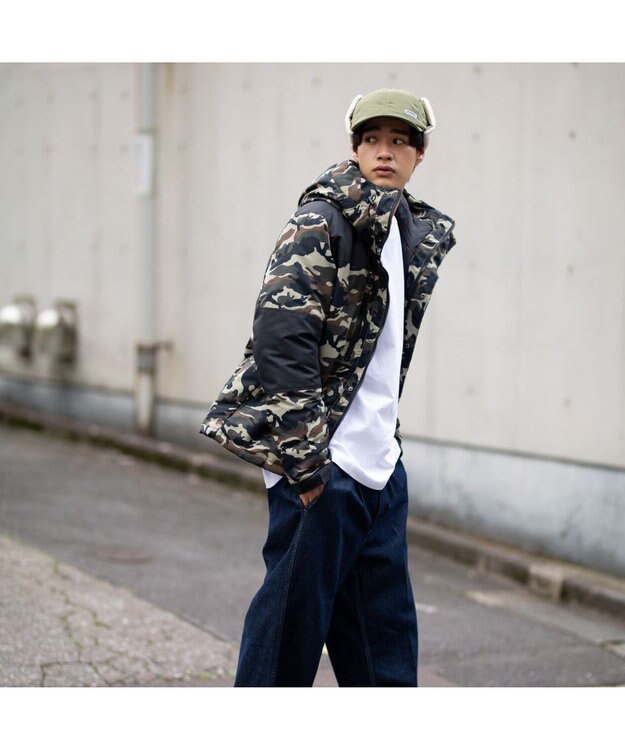 林八百吉商店 Coleman ボアリサイクルフライトキャップ カーキ