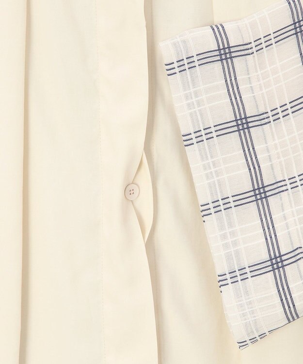 Paul Smith シアー チェック ブラウス エクリュ